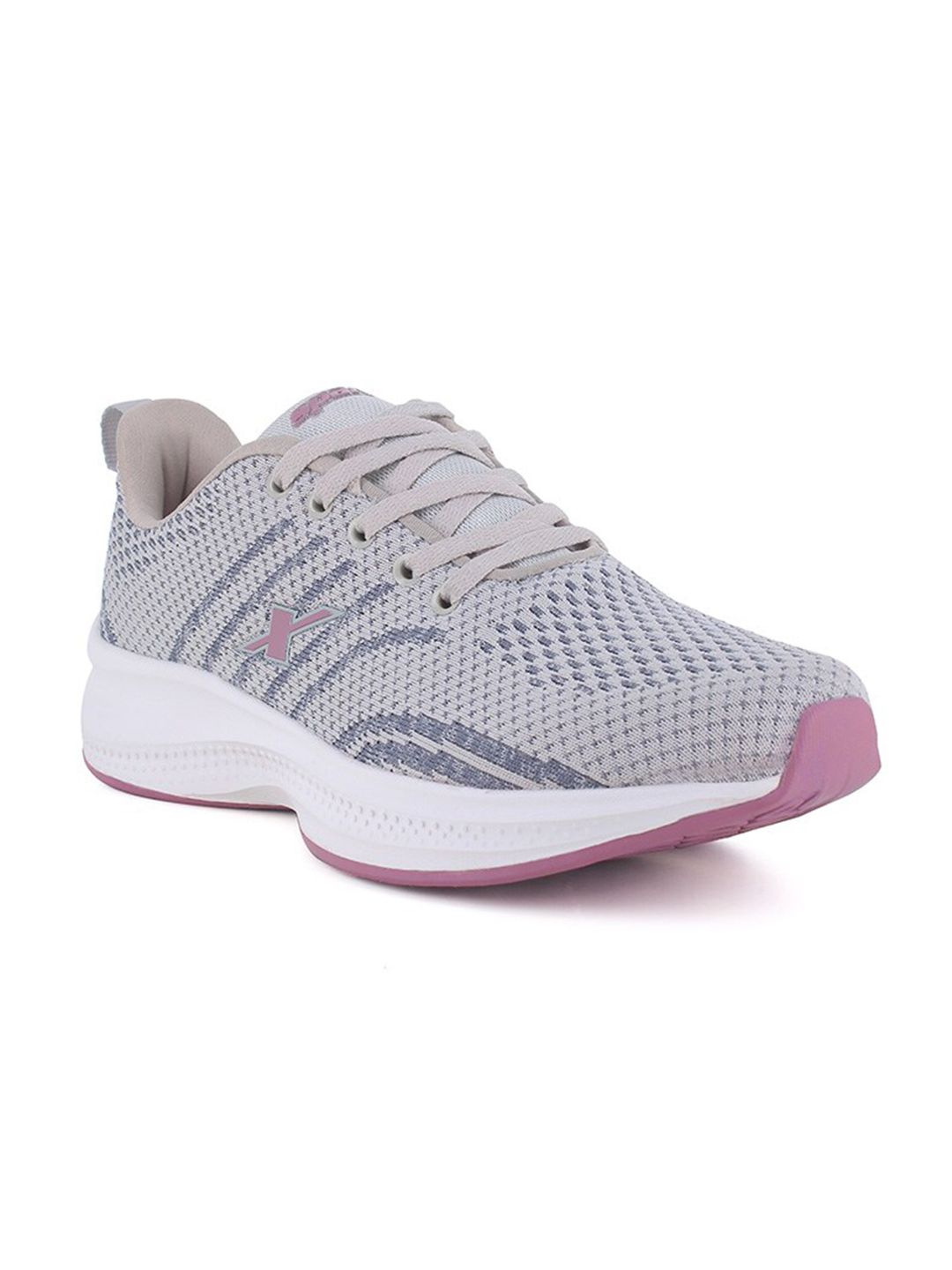 Sparx Women Grey Textile Running Non-Marking Shoes Price in India
