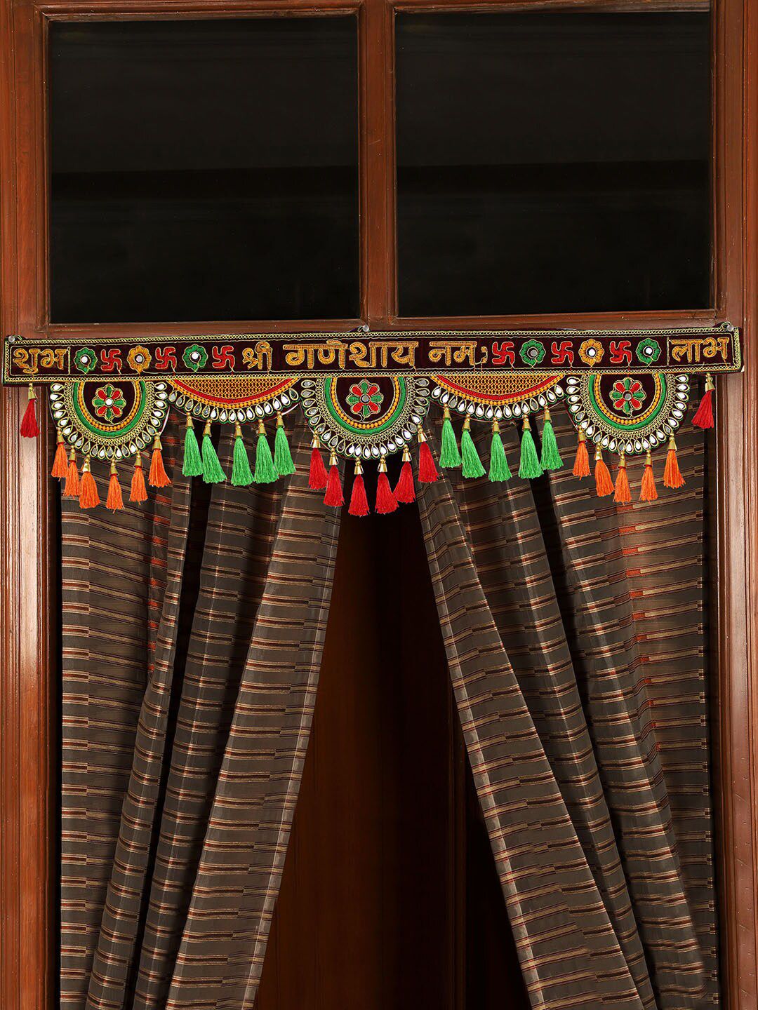 TIED RIBBONS Tasseled Door Hanging Bandhanwar Toran Price in India