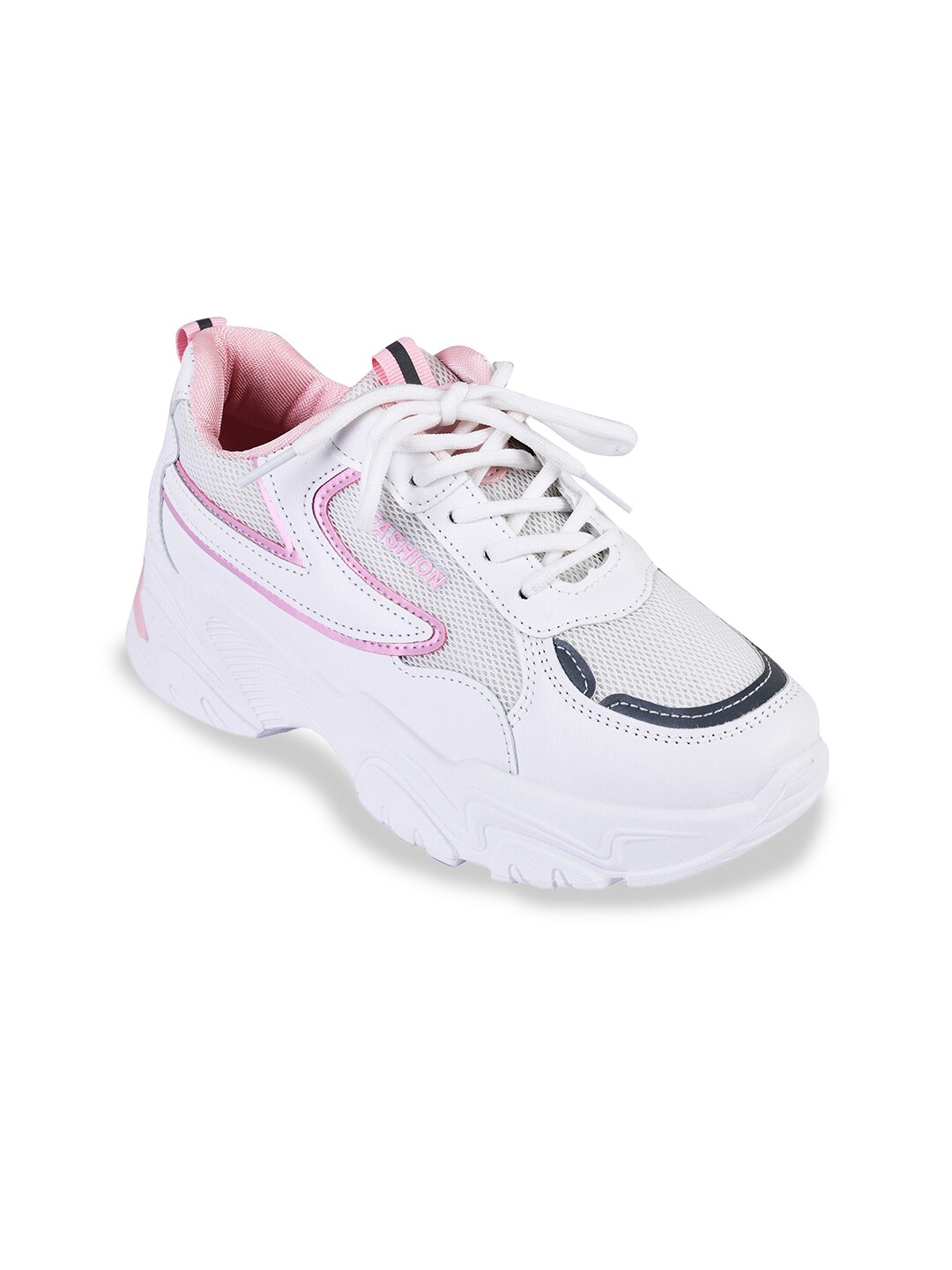 CASSIEY Women Pink Mesh Walking Shoes Price in India