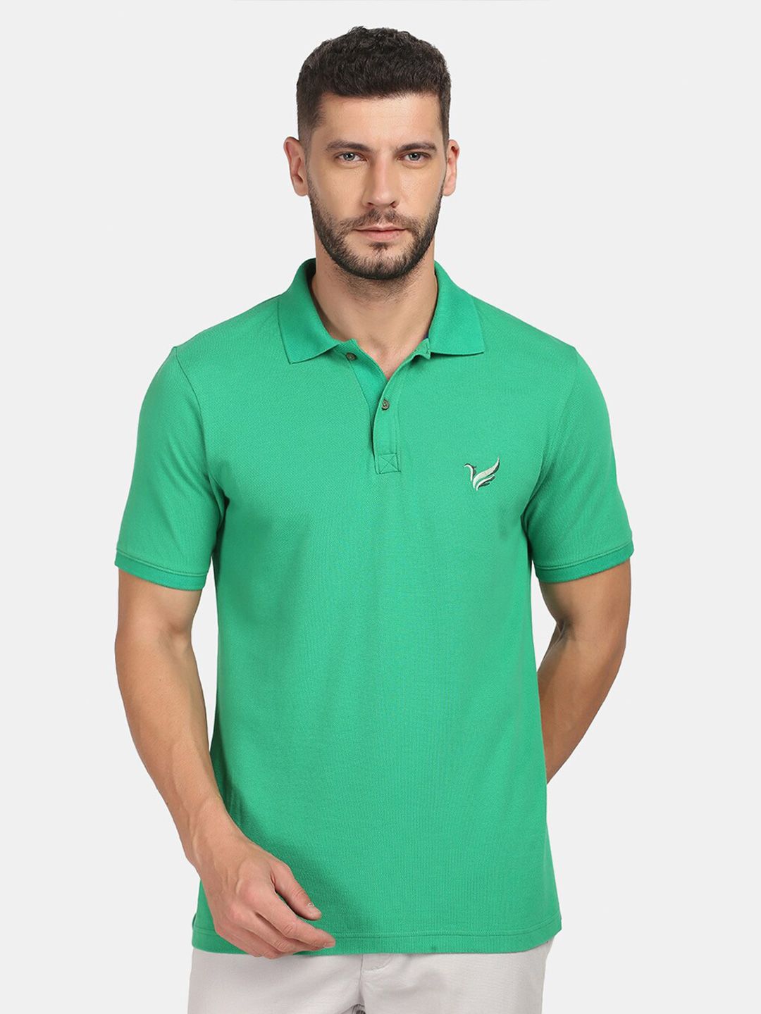 Blackberrys Men Polo Collar Slim Fit T-shirt