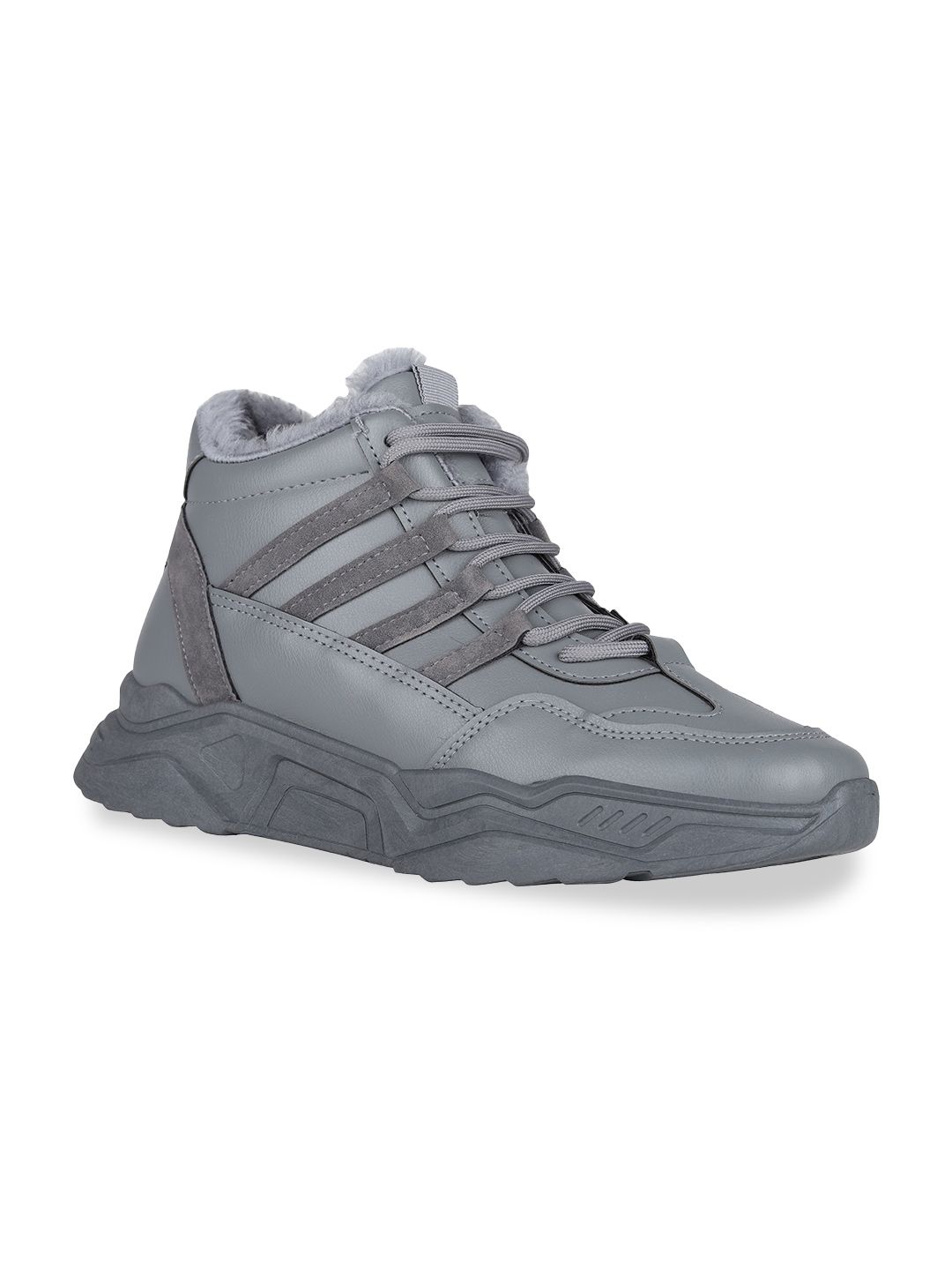 CASSIEY Women Grey High-Top Walking Shoes Price in India