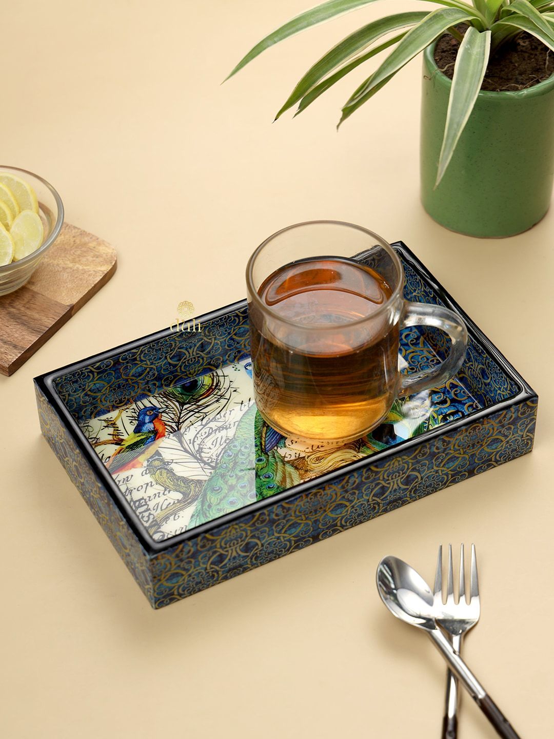 DULI Enamel Coated Serving Trays Price in India