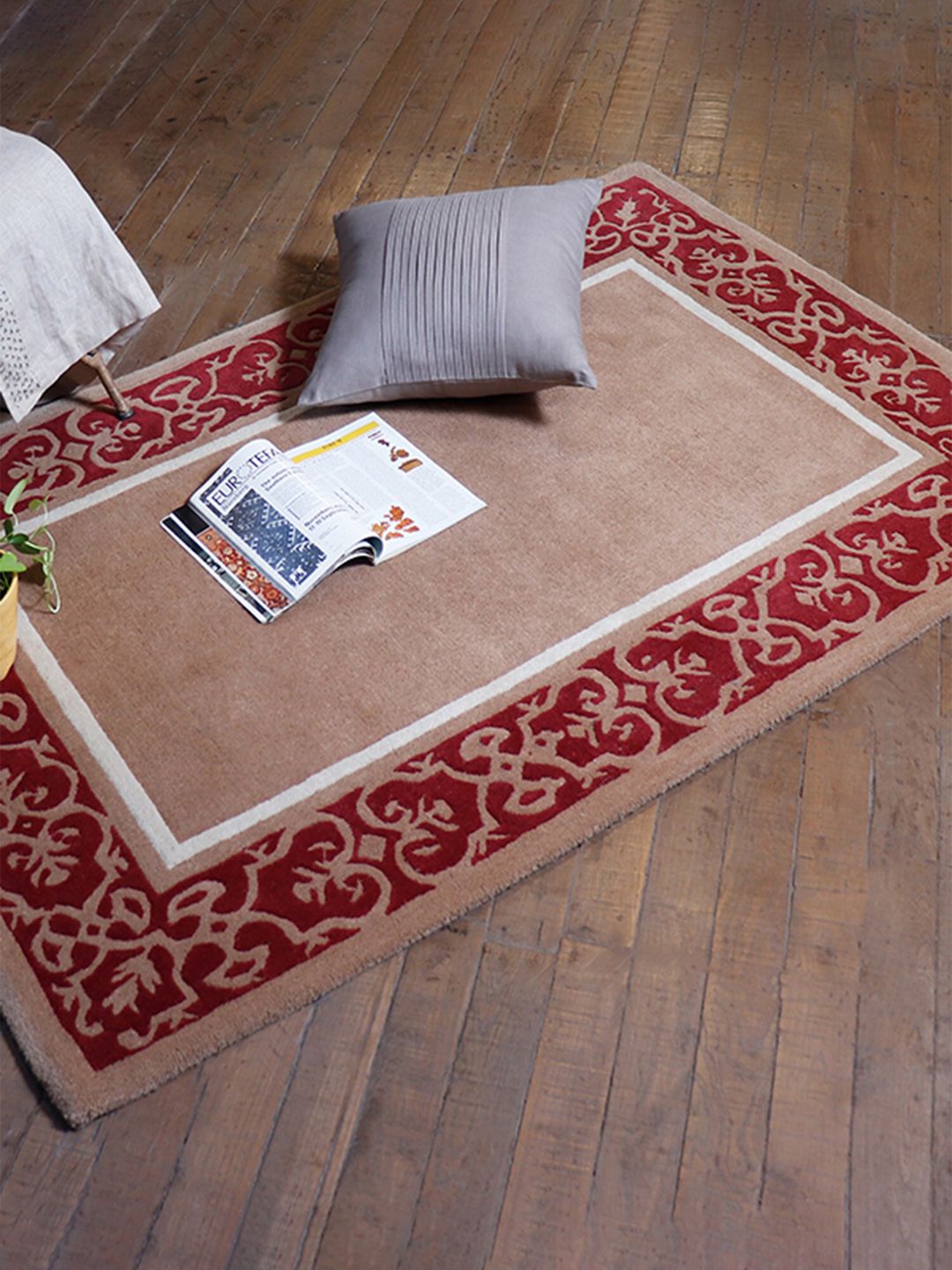 ZEBA Printed Woollen Carpet Price in India