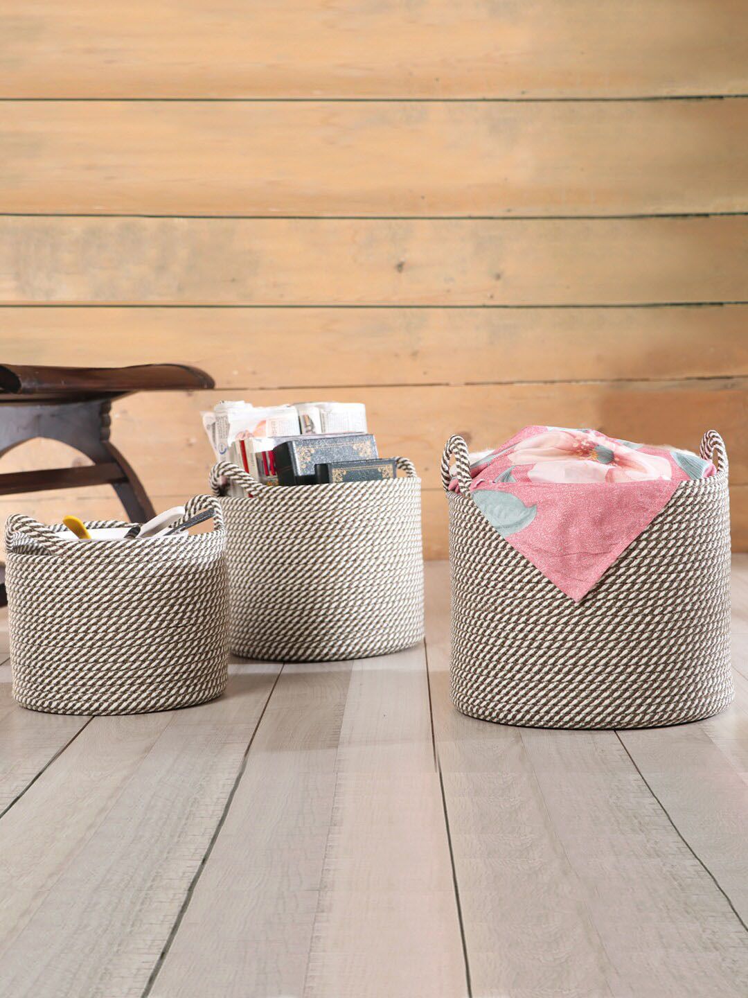 Pano Self-Design  Round Storage Basket Price in India