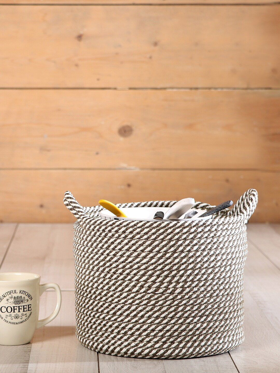 Pano Self-Design Round Storage Basket