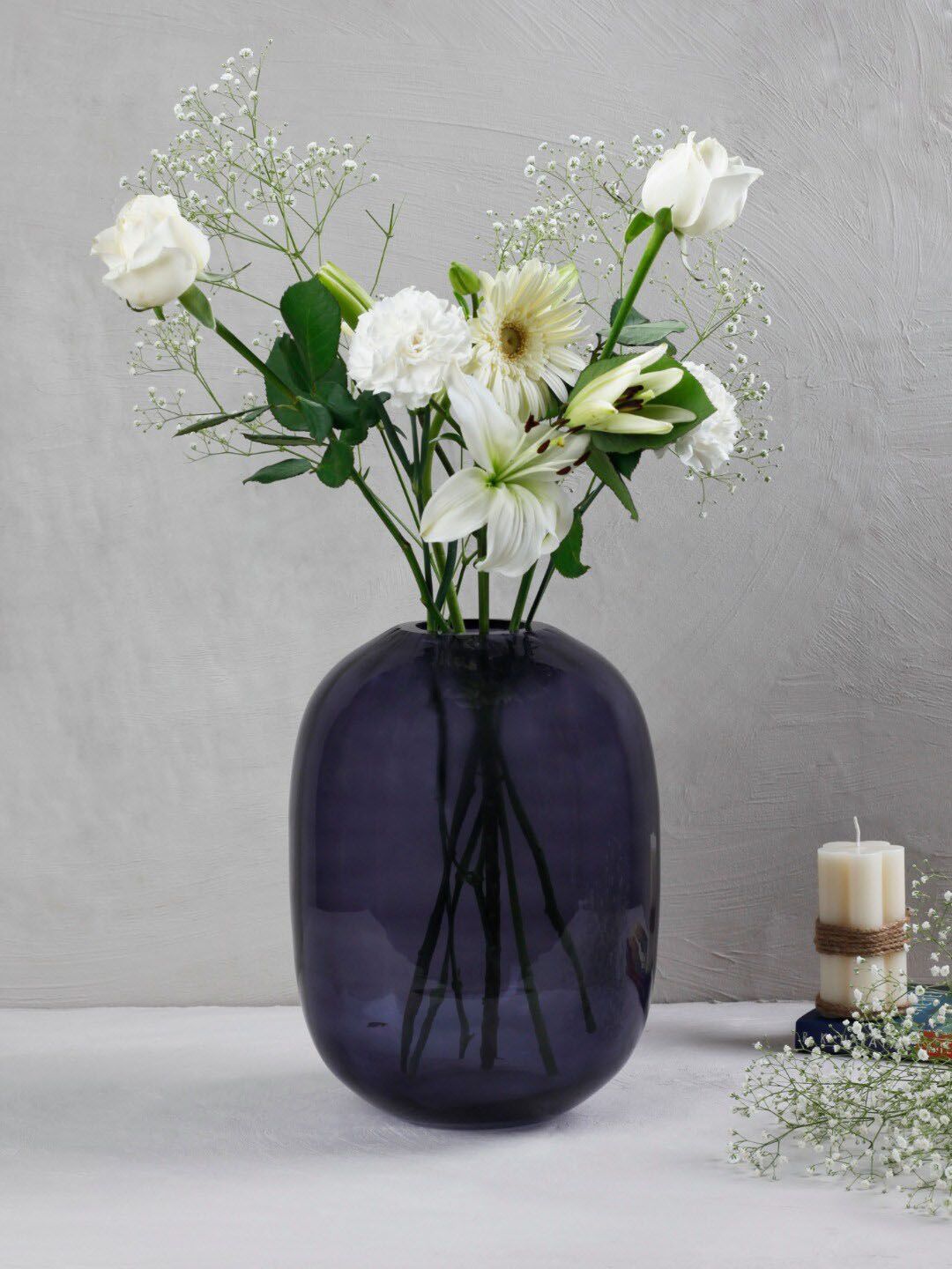 The 7 DeKor Solid Glass Vase Price in India