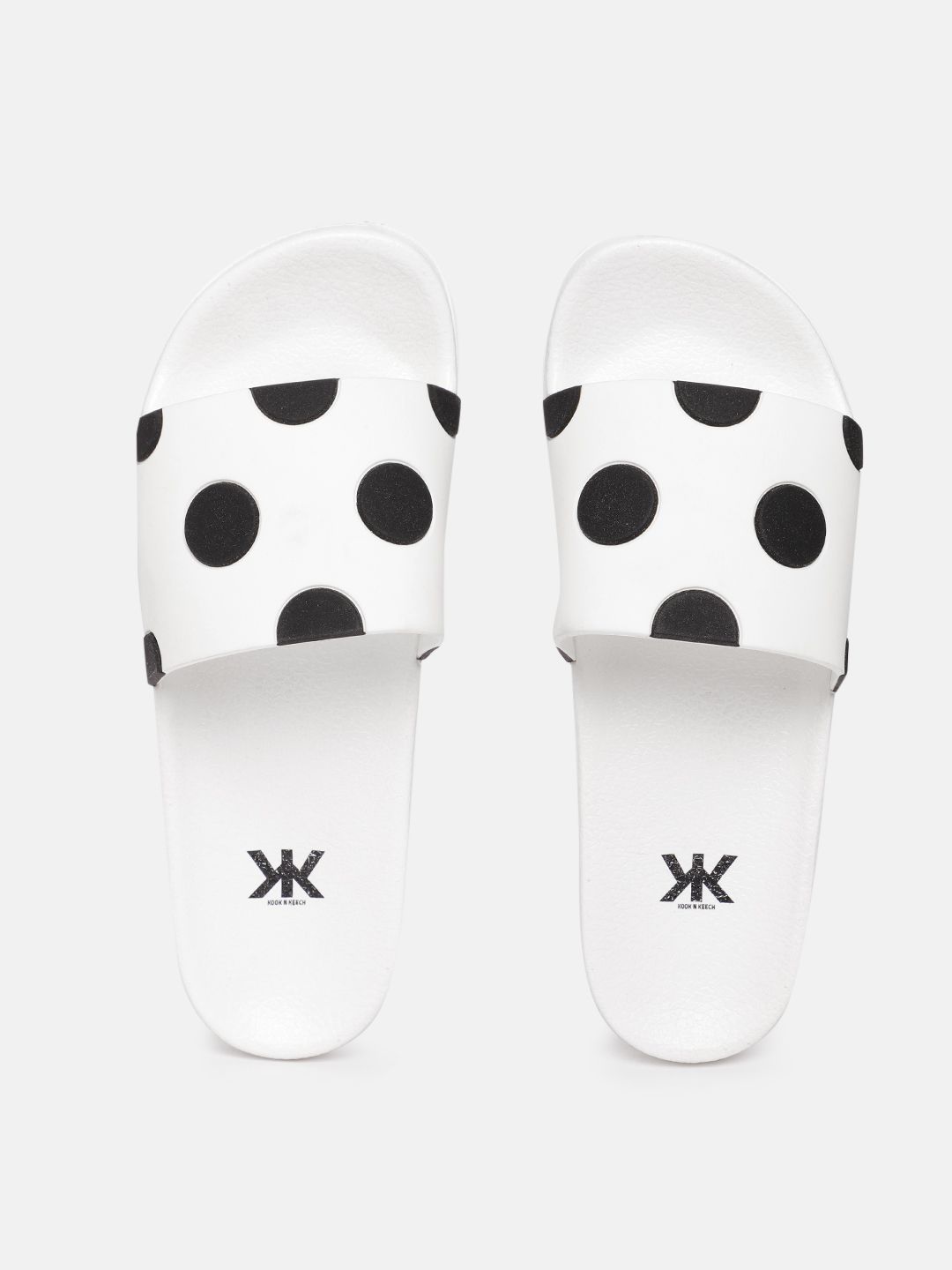 Kook N Keech Women Polka Dot Sliders