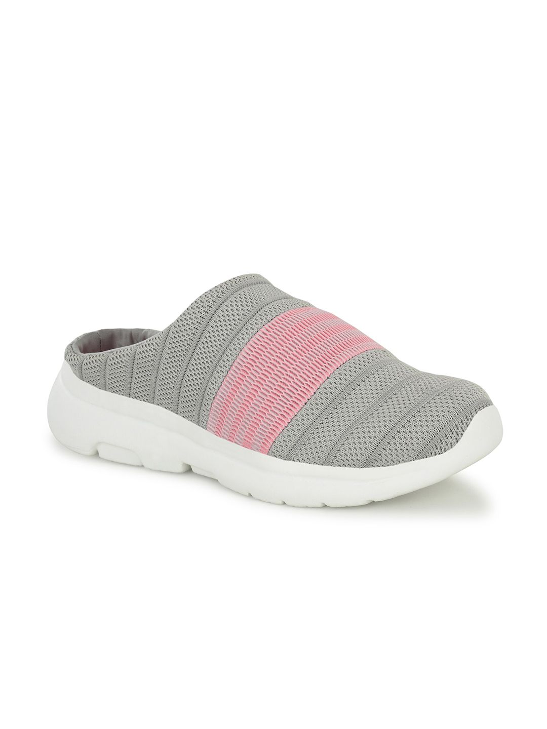 Yuuki Women Grey Mesh Walking Non-Marking Shoes Price in India