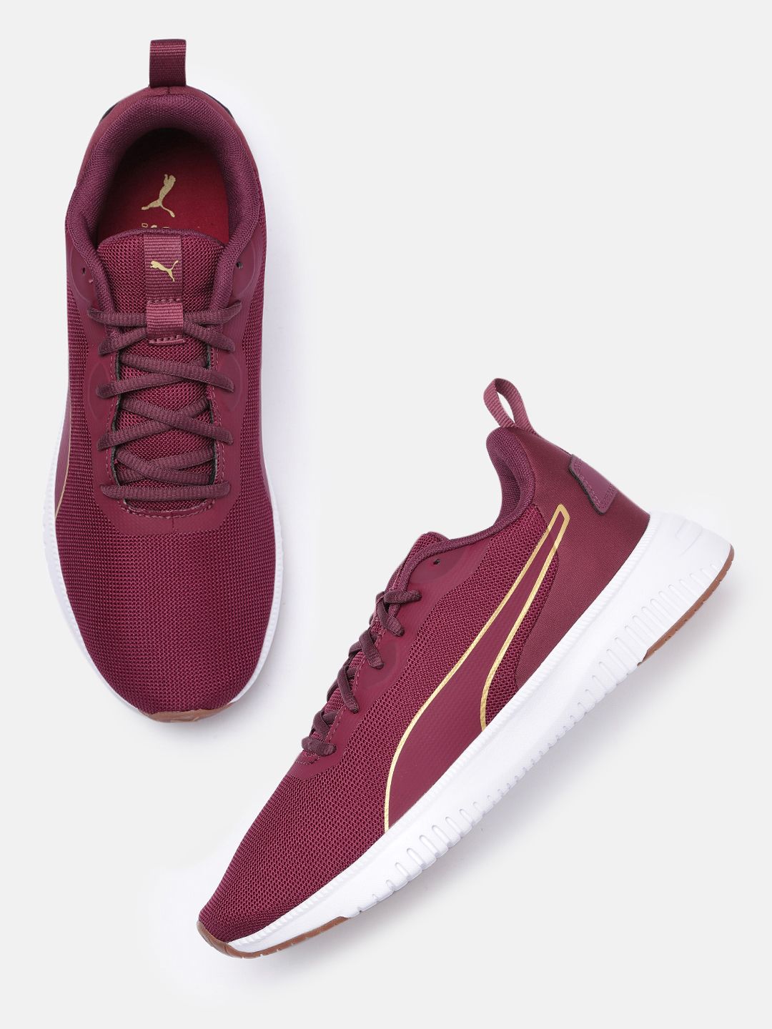 Puma Women Maroon Flyer Flex Running Shoes Price in India