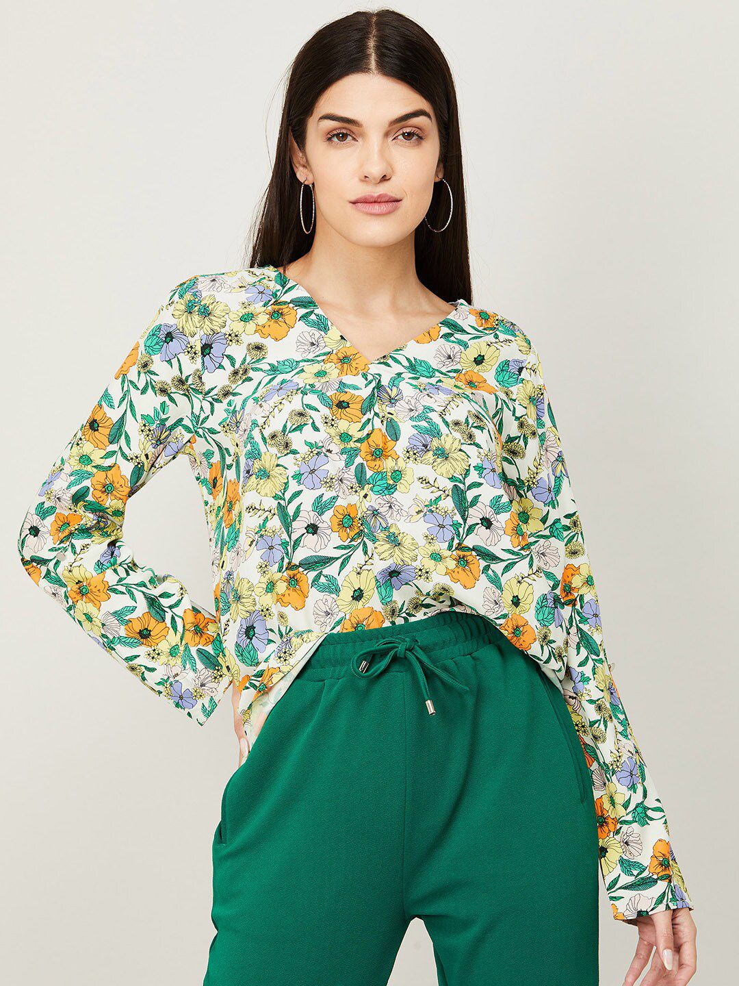 Fame Forever by Lifestyle Floral Print Top Price in India