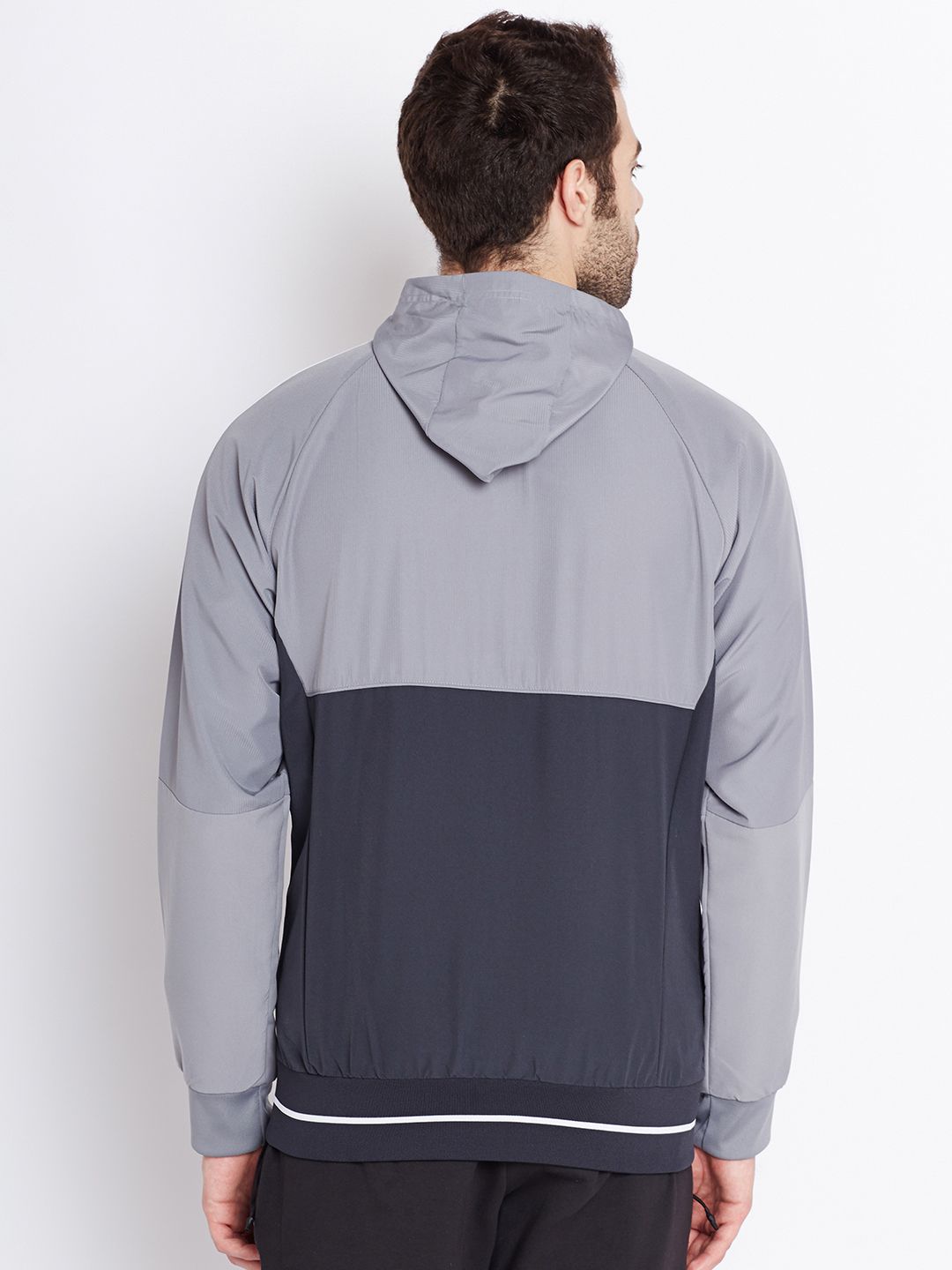 Buy ADIDAS Men Grey Manchester United F.C. PRE Hooded Sporty