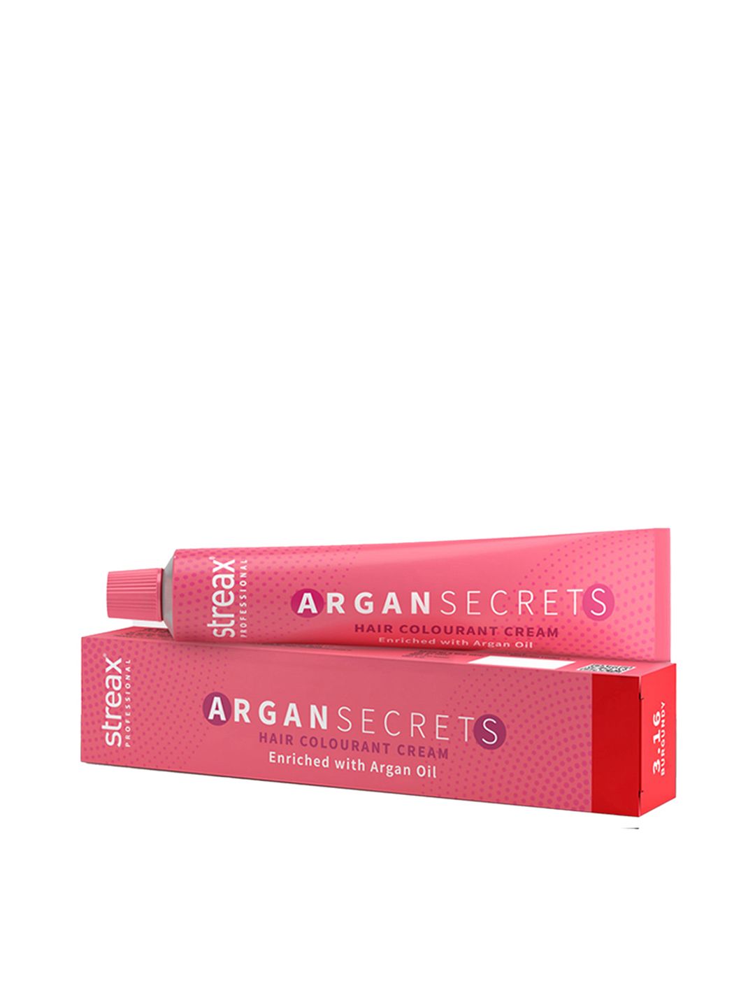 Streax Professional Argan Secrets Hair Colourant Cream 60g - Burgundy 3.16