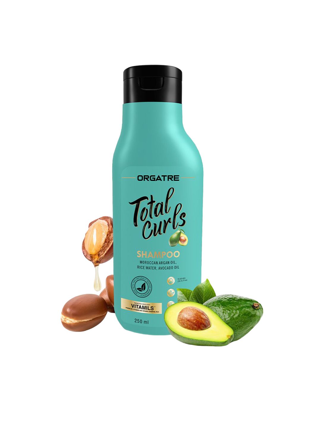 Orgatre Total Curls Shampoo With Avocado Oil- 250ML