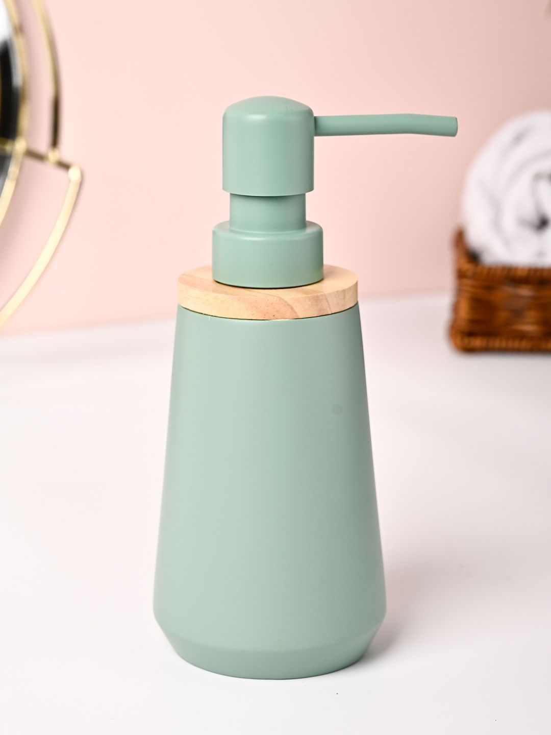 MARKET99 Green & Beige Matte Soap Dispenser 180ml