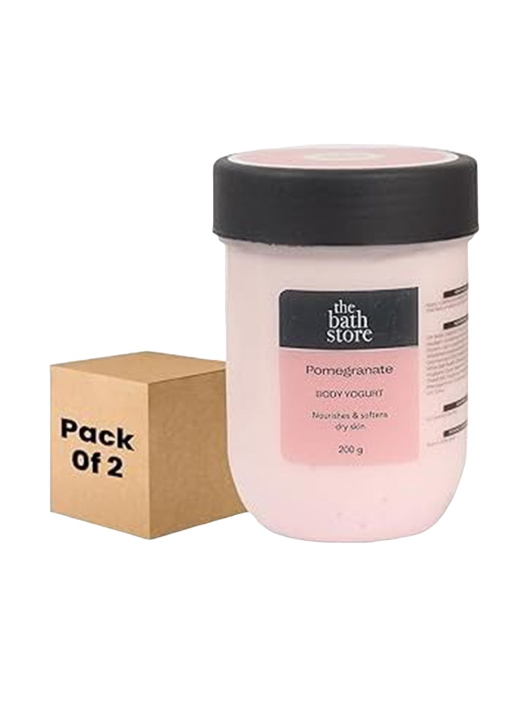 The Bath Store Set Of 2 Pomegranate & Yogurt Body Lotion- 200g Each
