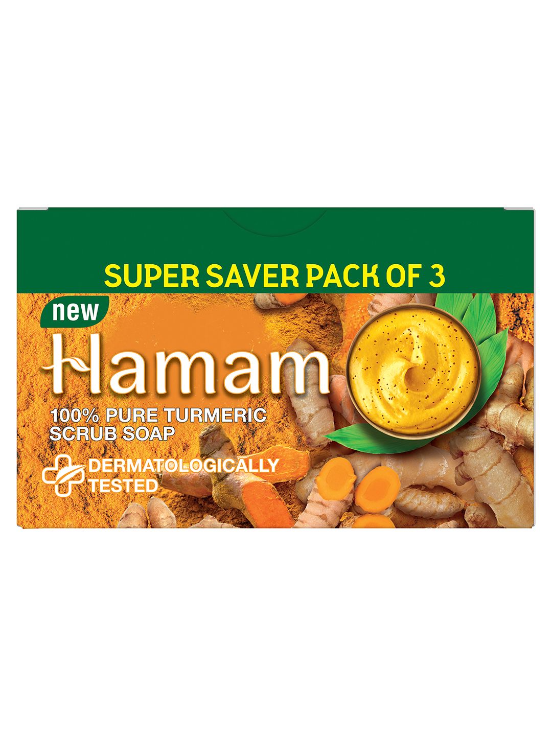 Hamam Pack Of 3 Turmeric Scrub Soap- 150g each