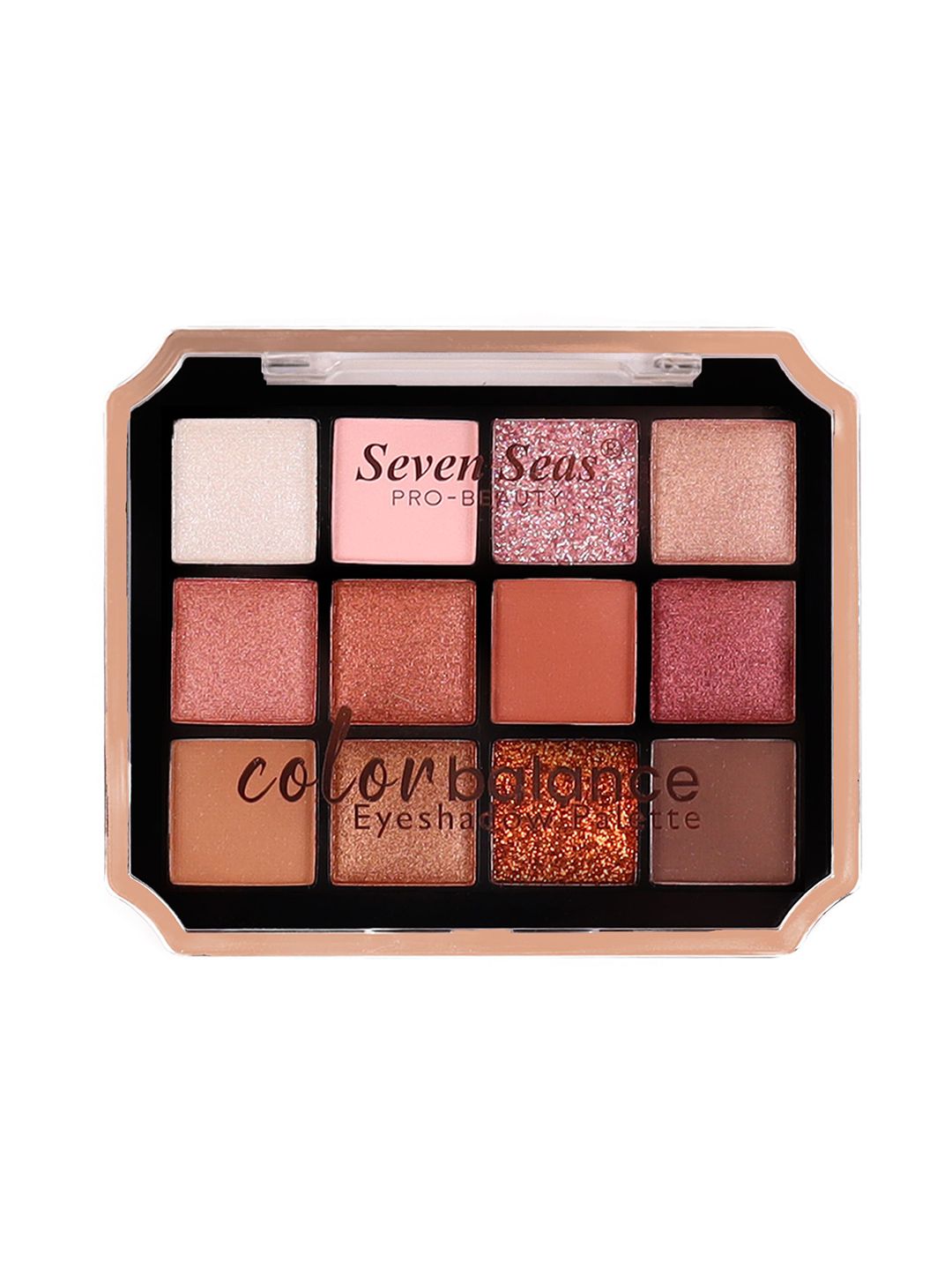 Seven Seas 12 Shades Color Balance Eyeshadow Palette - 24.4 gm