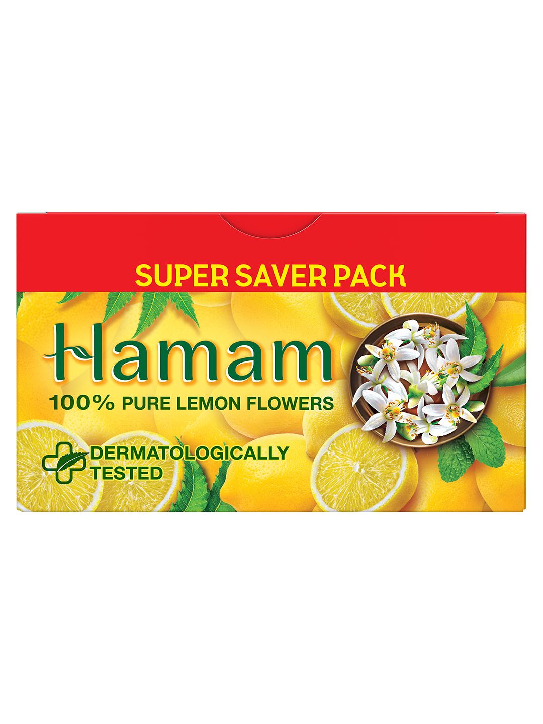 Hamam Pack Of 3 Lemon Flower Soap- 150g Each