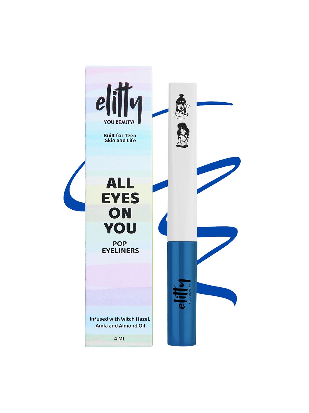 Elitty Main Character Long Lasting Smudge Proof Matte Liquid Pop Eyeliner -4ml