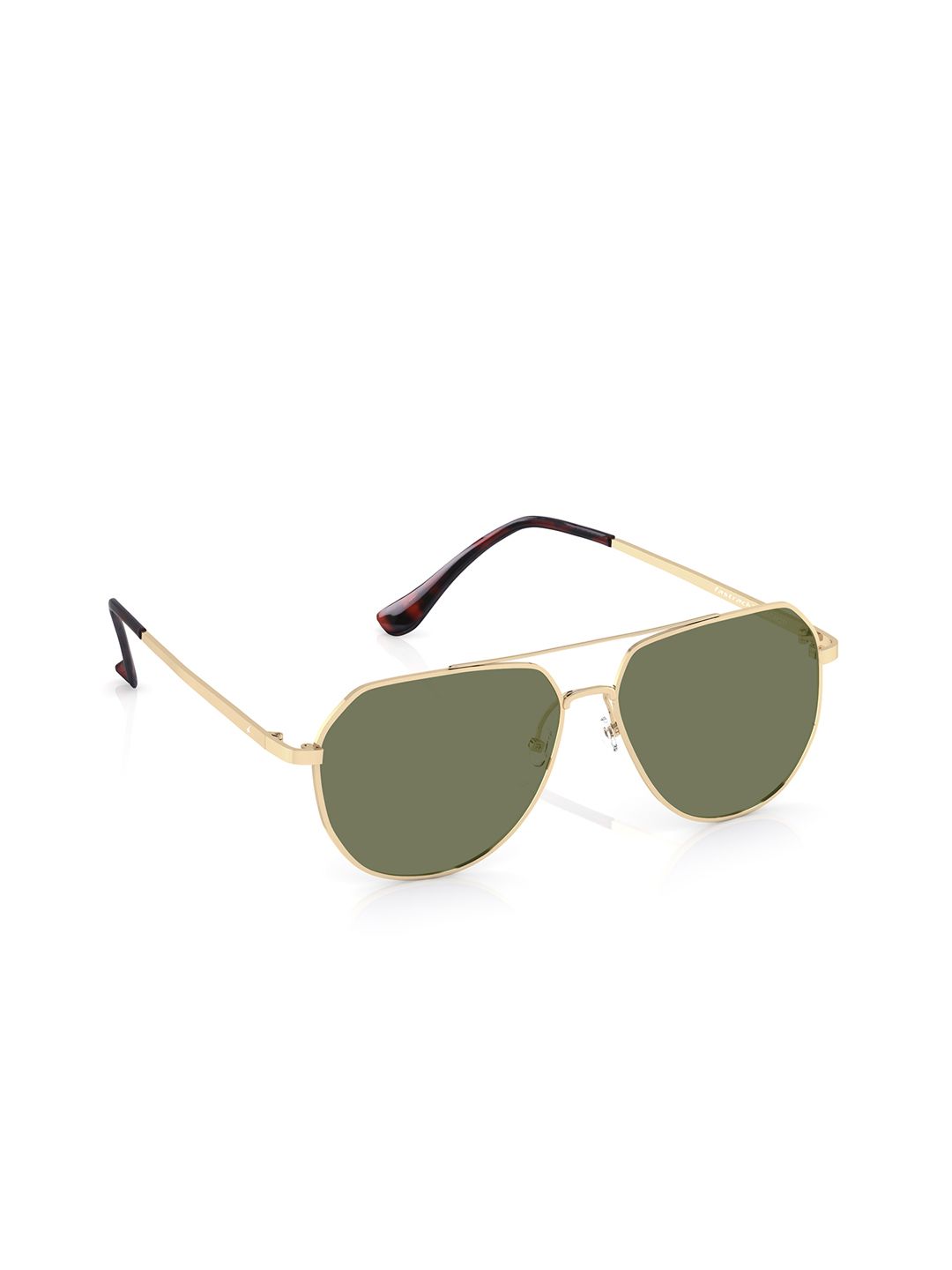 Fastrack Men Polarised and UV Protected Lens Aviator Sunglasses - M186GR2PV
