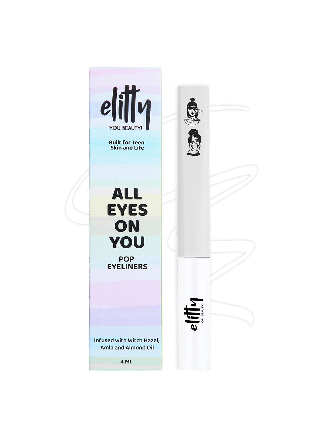 Elitty Moon Child Long Lasting Smudge Proof Liquid Pop Matte Eyeliner  - 4ml