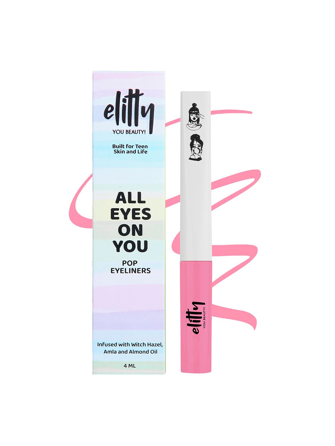 Elitty Crossbow Long Lasting Matte Finish Liquid Pop Eyeliner- 4ml