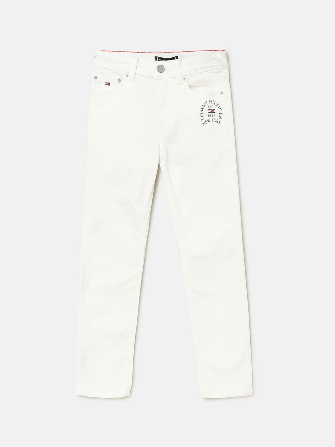 Tommy Hilfiger Boys Mid-Rise Slim Fit Jeans
