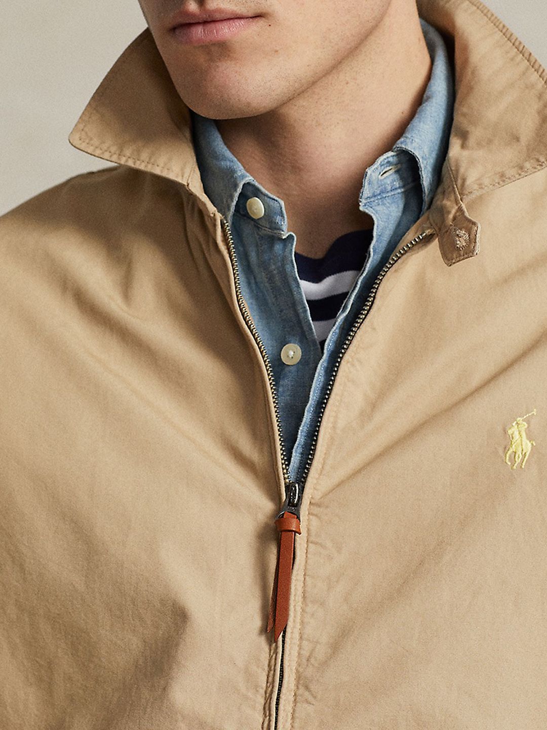 Buy Polo Ralph Lauren Pure Cotton Bayport Poplin Jacket - Jackets