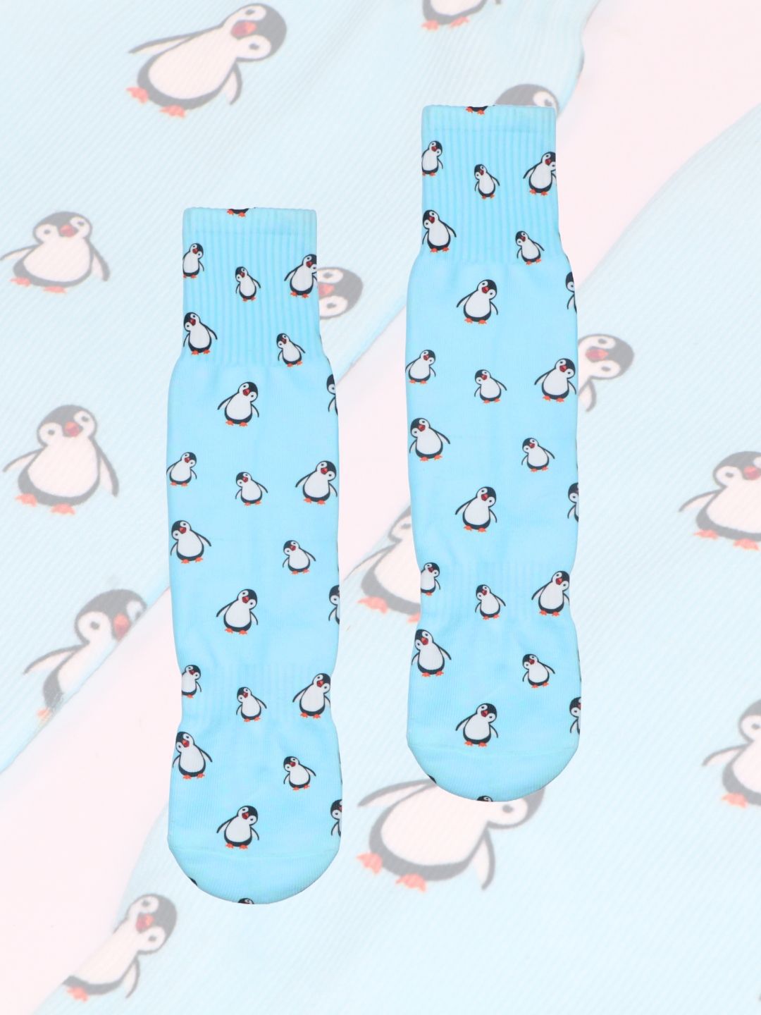 The Boring Socks Printed Calf-Length Socks