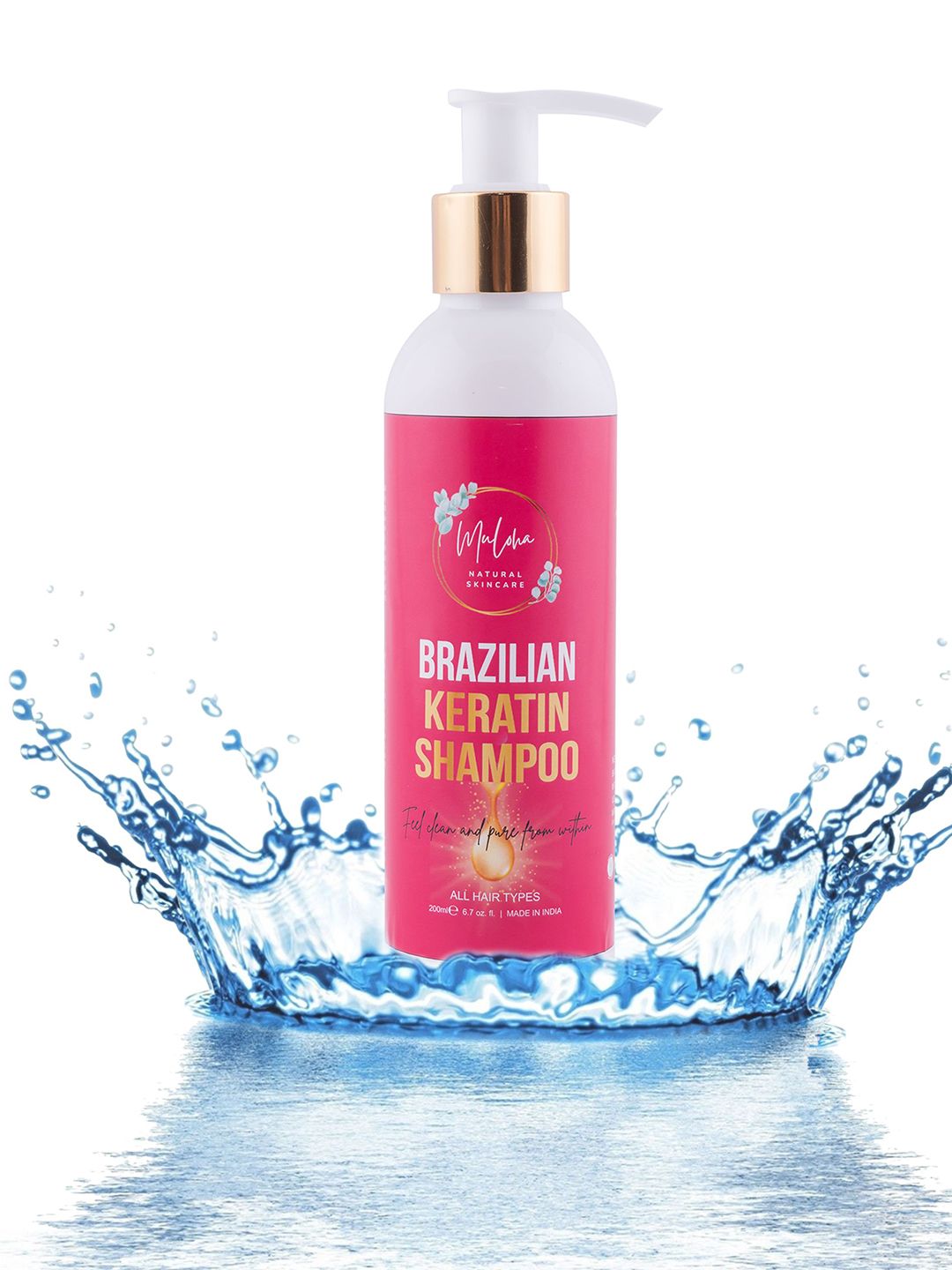 MULOHA Anti-Breakage Nourishing Brazilian Keratin Shampoo- 200ml