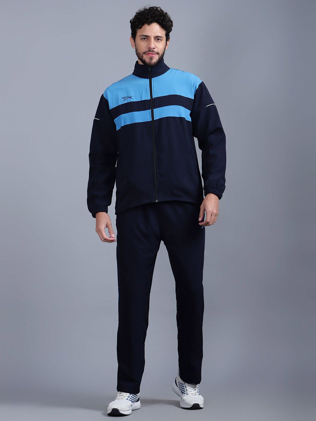 Shiv Naresh Men Mock Collar Tracksuits