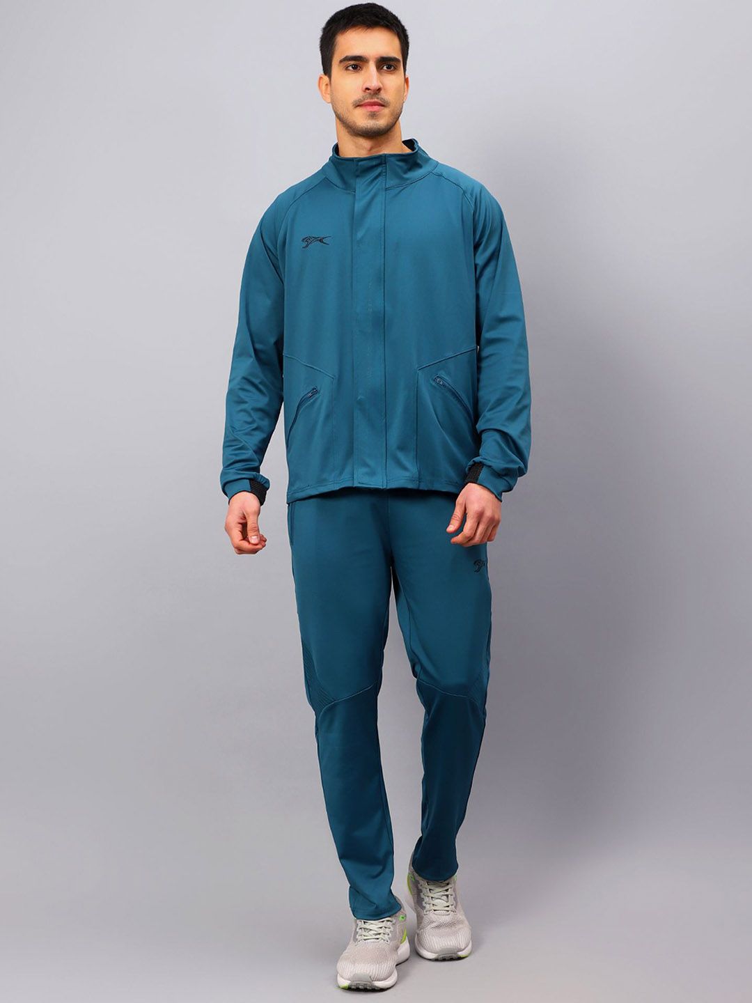 Shiv Naresh Men Mock Collar Sweatshirt With Trouser