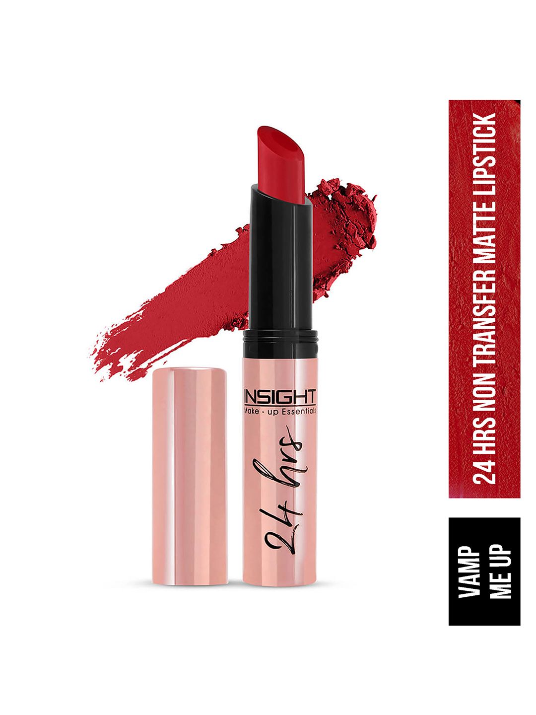 Insight Cosmetics 24 Hrs Non Transfer Matte Lipstick - 3g - Vamp Me Up