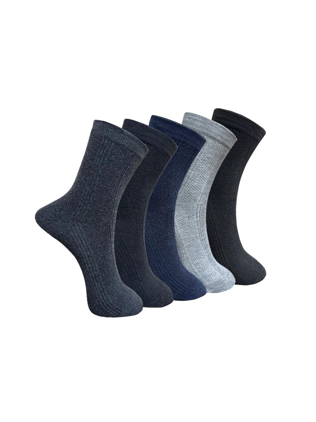 Mast & Harbour Pack Of 5 Above Ankle-Length Socks