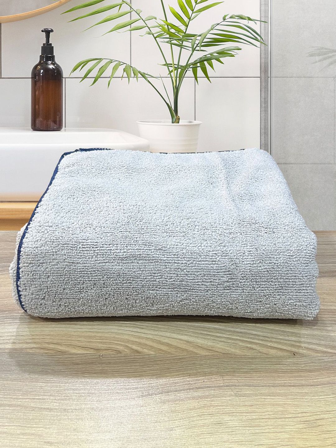 LABHAM Grey Cotton 450 GSM Supersoft Ultra Absorbant Bath Towel