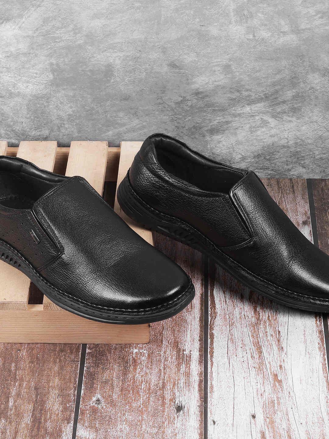 Metro Men Leather Formal Slip-Ons