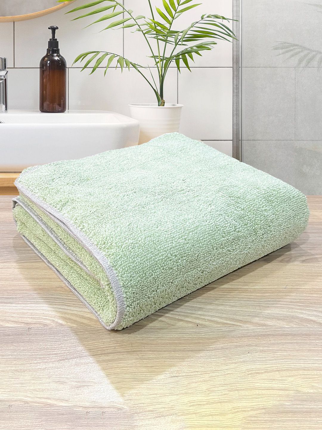 LABHAM Olive Green Cotton 450 GSM Bath Towel