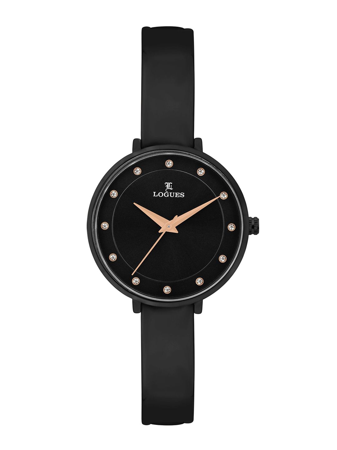 L LOGUES L LOGUES Women Brass Dial & Bracelet Style Straps Analogue Watch L 6179 NM-03