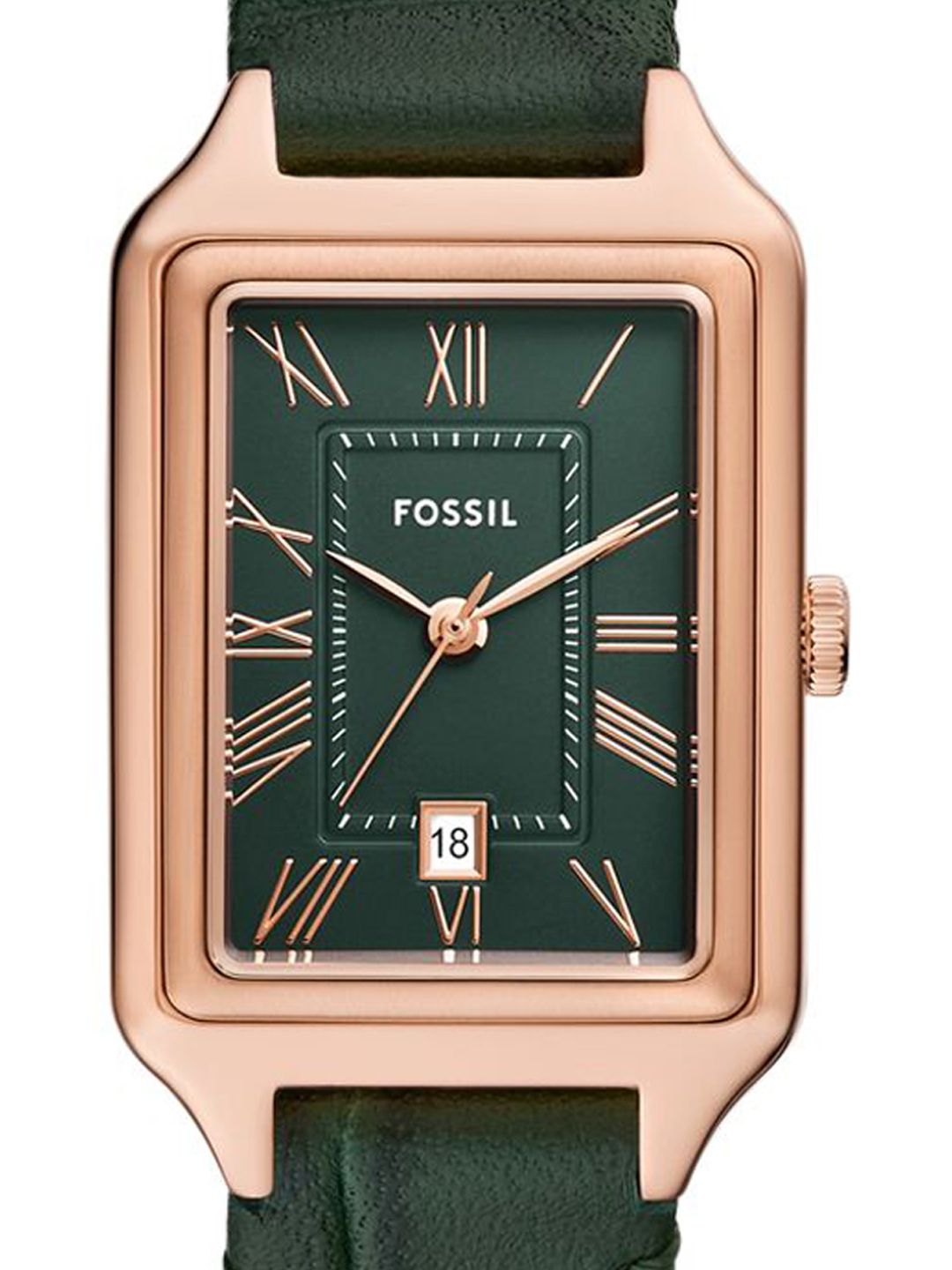 Embellished Dial & Leather Straps Analogue Watch AK_ES5366