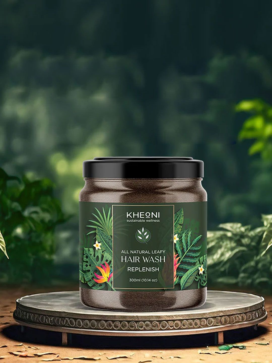 Kheoni All Natural Leafy Hair Wash Replenish- 300ml