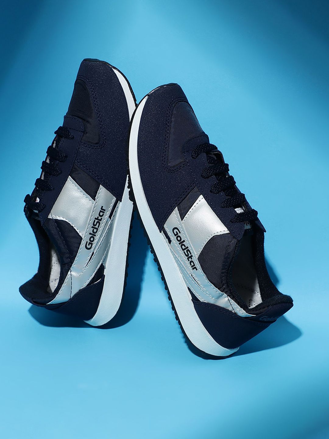 Goldstar Men Running Non-Marking Lace up Shoes