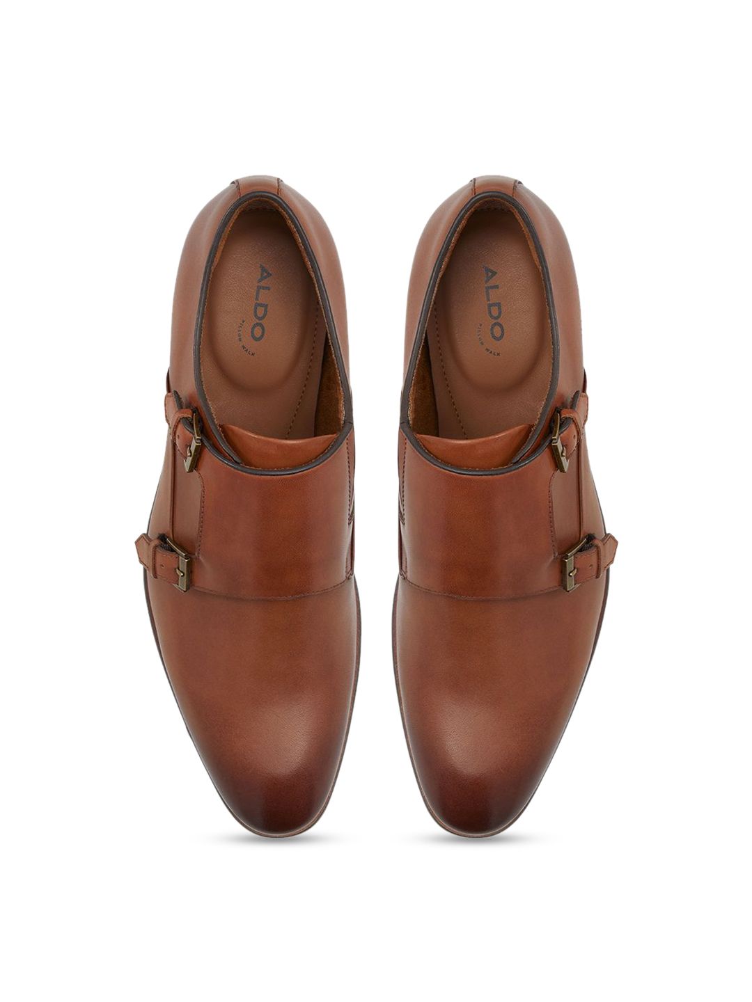 Men’s Aldo Brand New Tan leather monk strap dress shoes with crepe sole size 9.5 Aldo | Shoes | Mens Aldo Brand New Tan Leather Monk Strap  main image 3