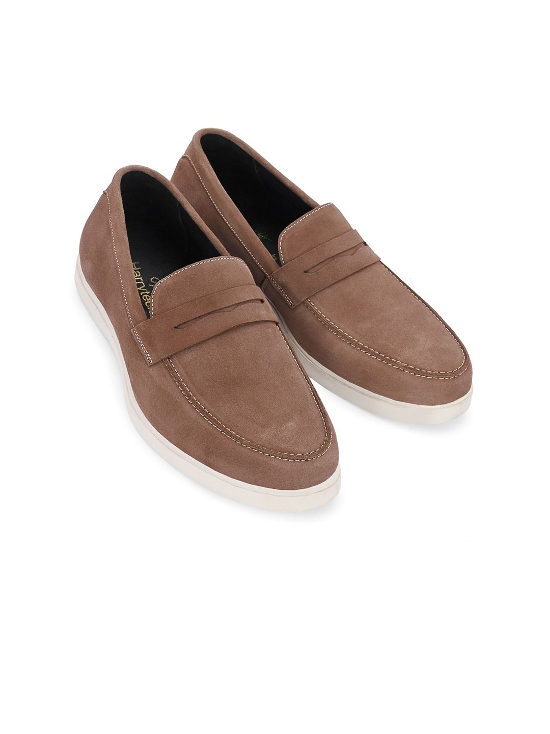 Harrykson London Men Suede Lightweight Penny Loafers