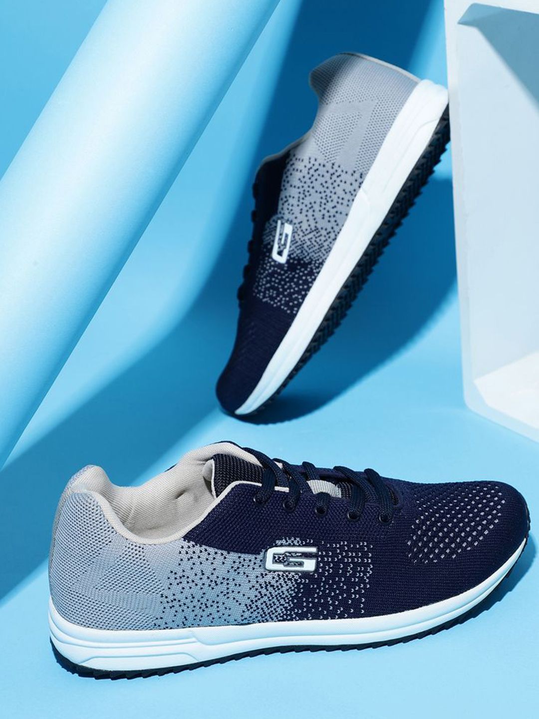 Goldstar Men Mesh Running Non-Marking Sports Shoes