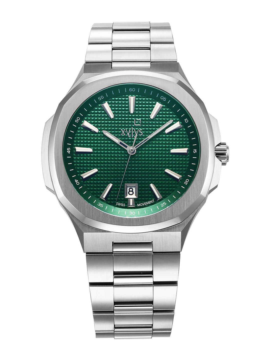 green　s Buy Xylys Men Integra Swiss Analog Stainless Steel Green Dial