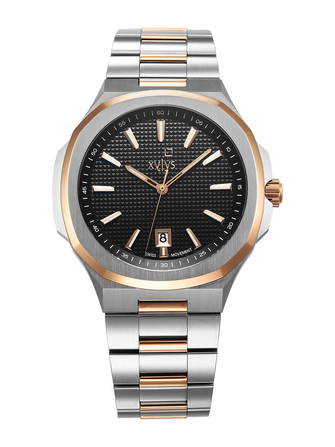 Buy Xylys Men Integra Swiss Analog Stainless Steel Black Dial
