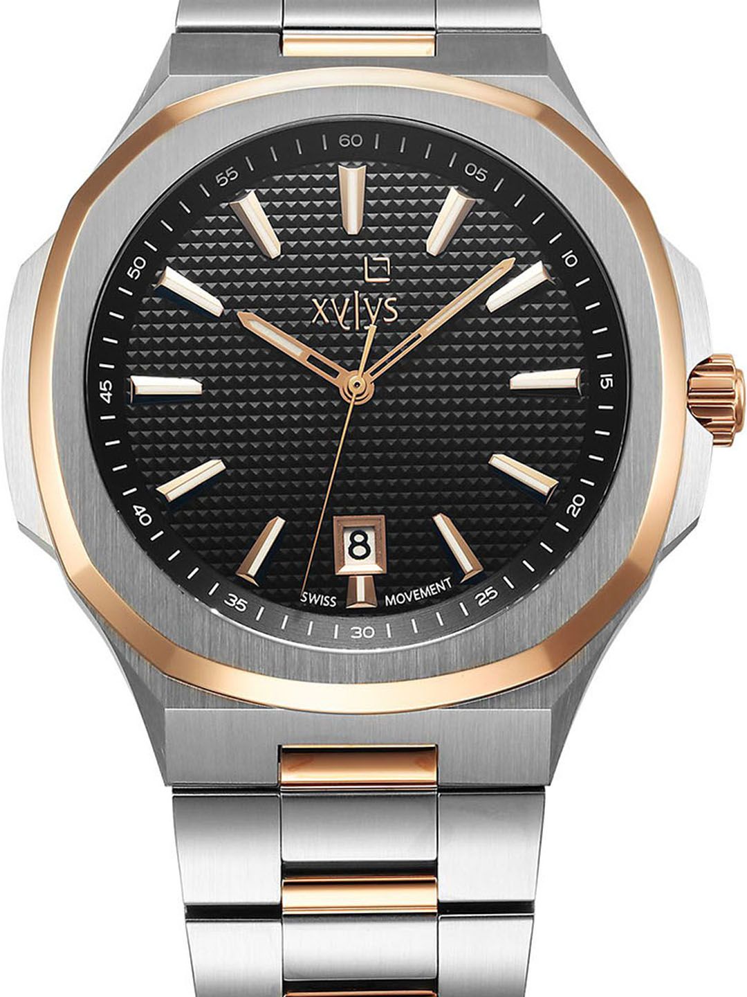 Buy Xylys Men Integra Swiss Analog Stainless Steel Black Dial