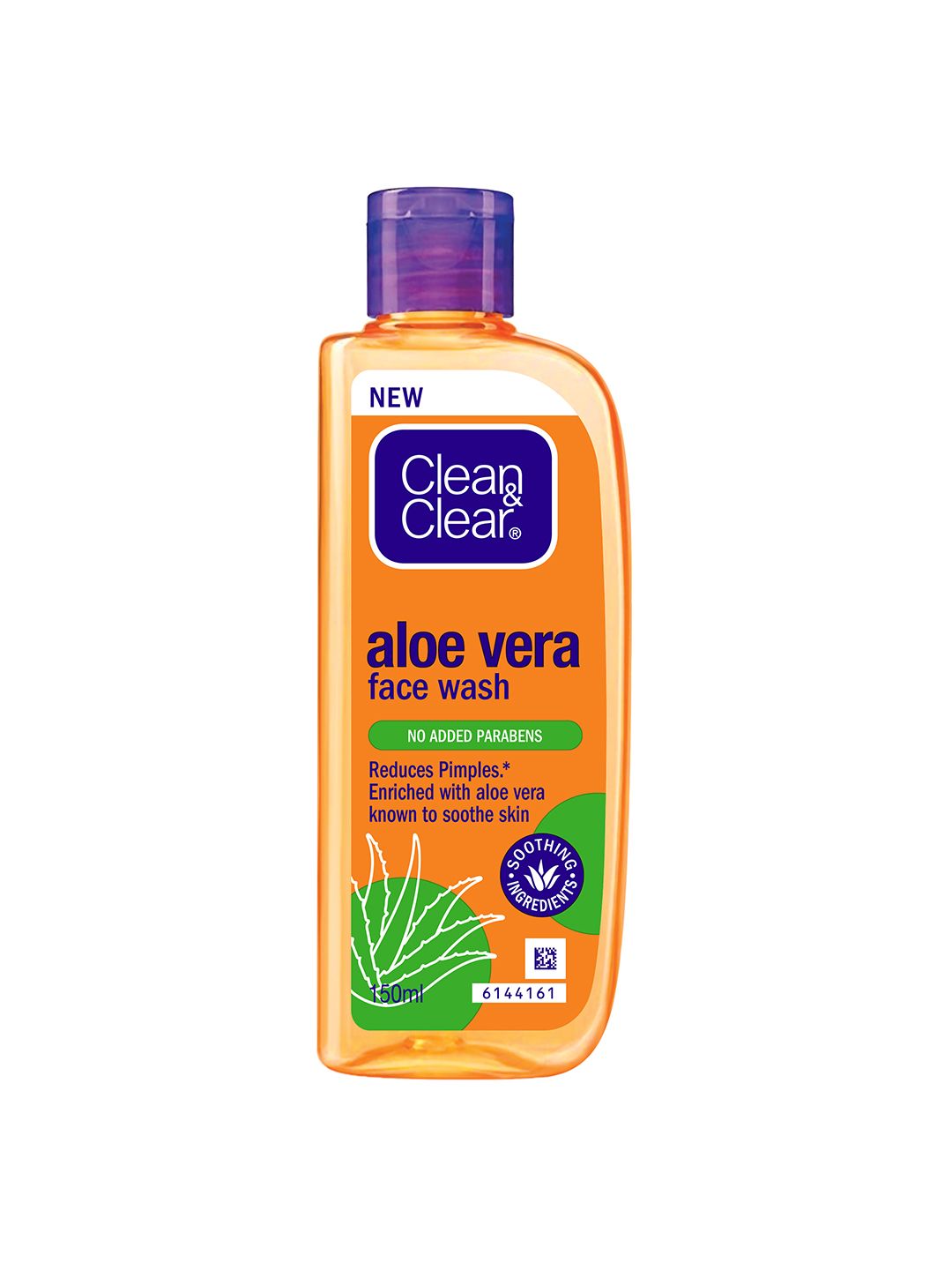 Clean&Clear Aloe Vera Face Wash To Reduce Pimples & Aloe Vera - 150ml