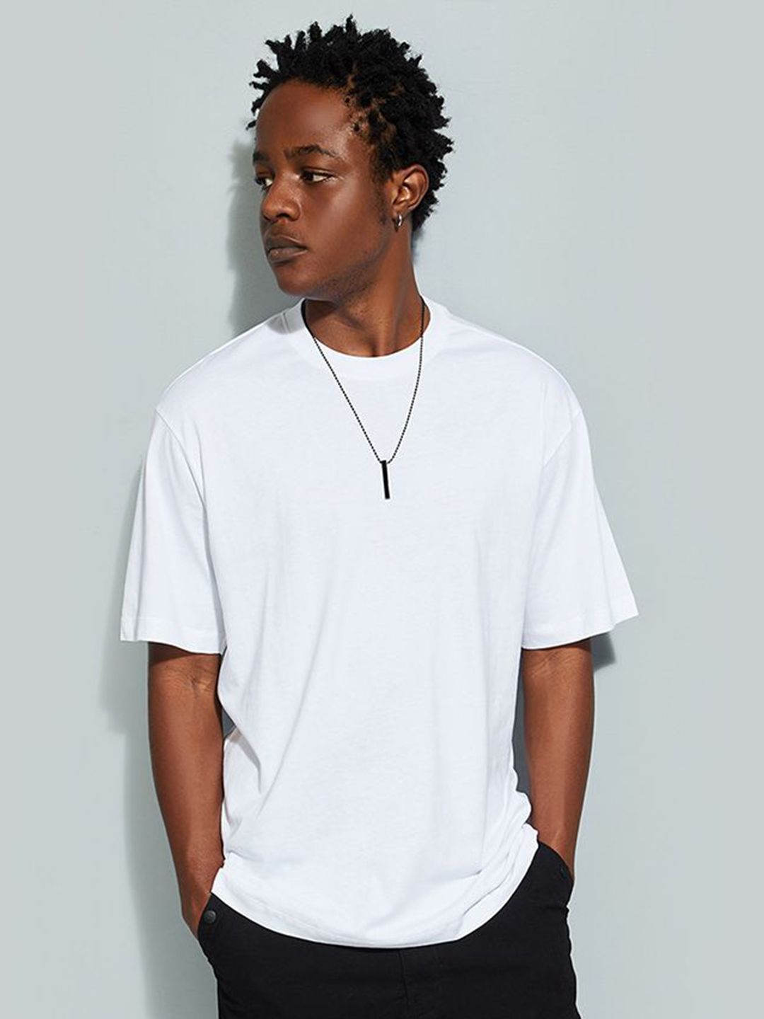 Buy max URB_N Men Relaxed Fit Solid T-shirt - Tshirts for Men
