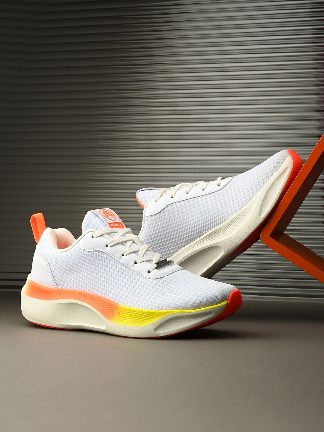 OFF LIMITS Orm White Mesh Running Shoes